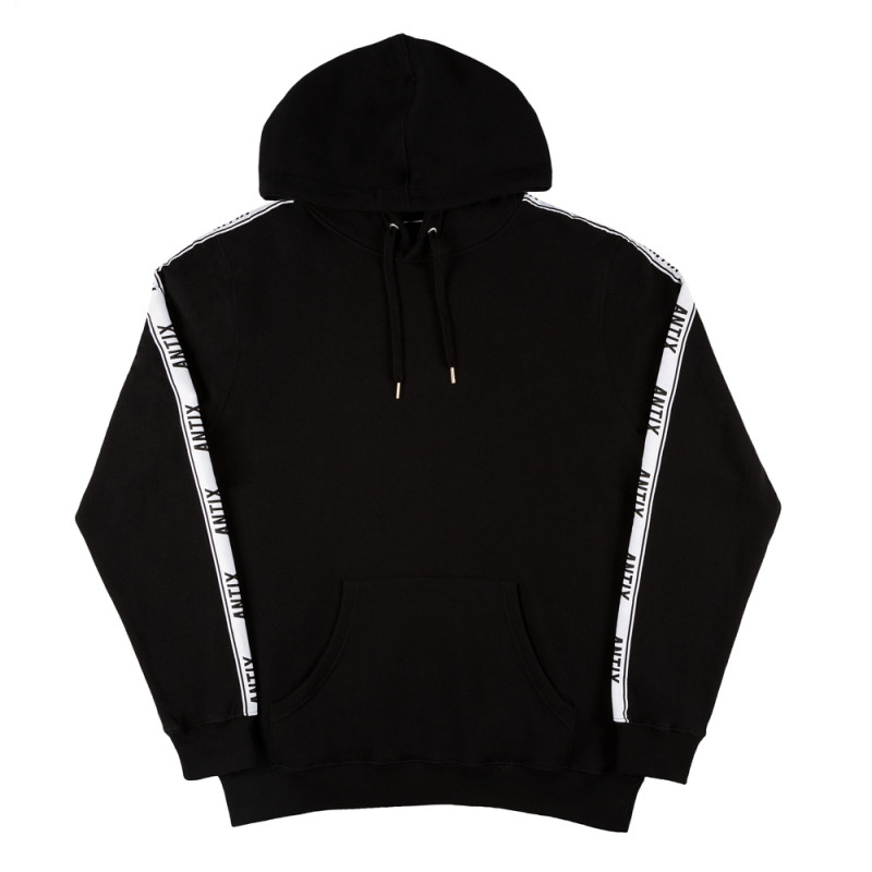 black hoodie tracksuit