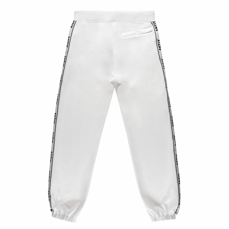 white tracksuit pants