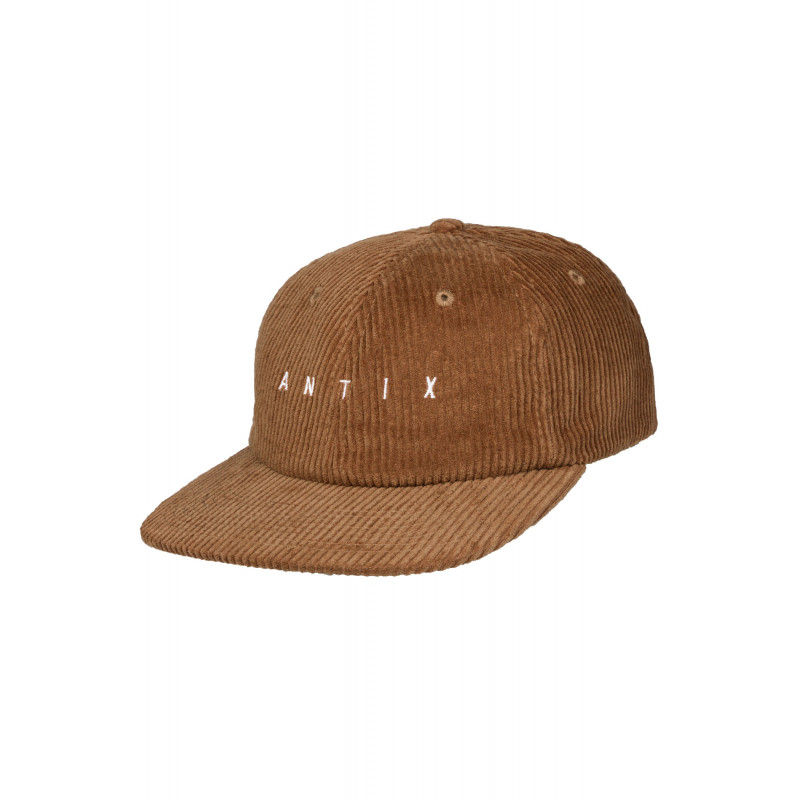 brown corduroy cap