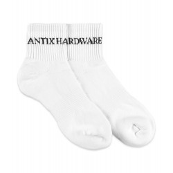 Antix Scriptum Mid Socks White